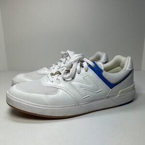 New Balance CT574 Court Sneakers Mens 8 White Lace Up Tennis Shoes